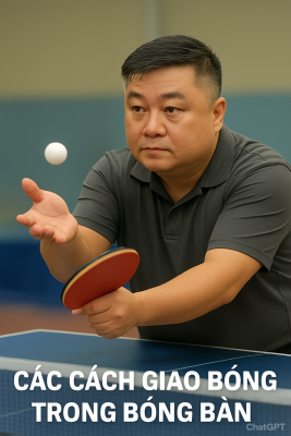 các cách giao bóng trong bóng bàn